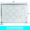 Flipside 24in X 36in Aluminum Framed Calendar Magnetic White Dry Erase Board 17303 - alternate 2